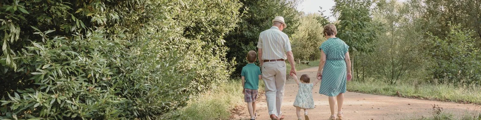 family walking together
